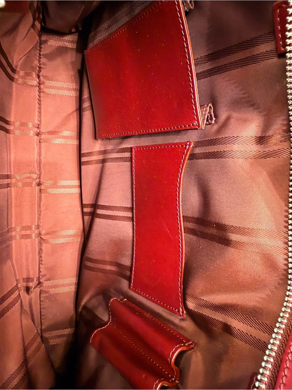 TUMI Vintage Napa Leather Executive Laptop Tote Burgandy Bordeaux Business Bag